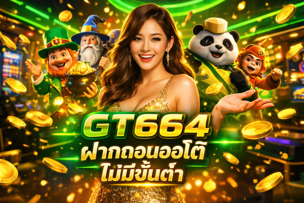 GT664 ฝากถอนออโต้ ไม่มีขั้นต่ำ